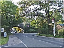TL3000 : Crews Hill, Enfield, looking west towards the railway bridge by Christine Matthews