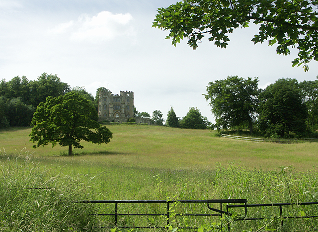 Midford Castle viewed from the footpath