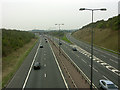 M4 and M48 Motorway junction at Awkley Hill