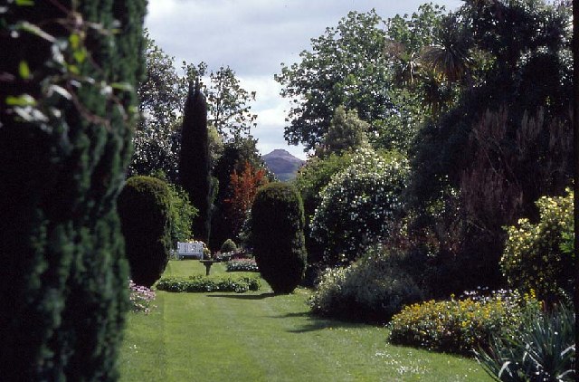 Old Conna, Bray: a garden vista.