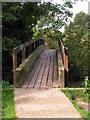 TQ5745 : Haysden Country Park, Bridge over the Shallows by N Chadwick