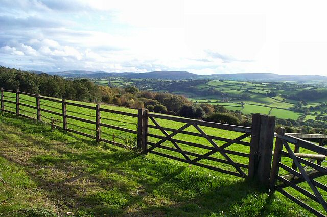 View from just above Uppacott - Chagford, Devon