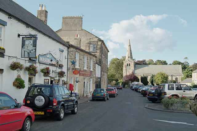 Warkworth: The Stanners and Dial Place towards church