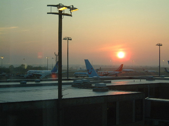 Newcastle Airport at Dawn