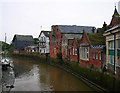 Former warehouses on the River Ouse, Lewes