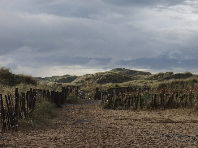 Outer Dunes behind Talacre Beach