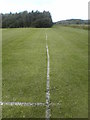 Sow Brook football pitch touchline looking north