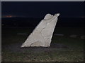 Sculpture sundial by Graeme Mitcheson atop the Hafod Bing