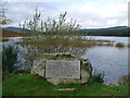 NX6470 : Memorial, Stroan Loch by Kirsty Smith