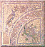 SZ5986 : Mosaic, Brading Roman Villa by Bob Embleton