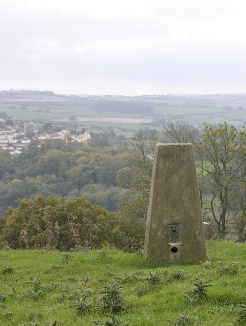 Trig point, Weston, Bath, Somerset