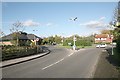 Roundabout at eastern end of Church Lane, Colden Common