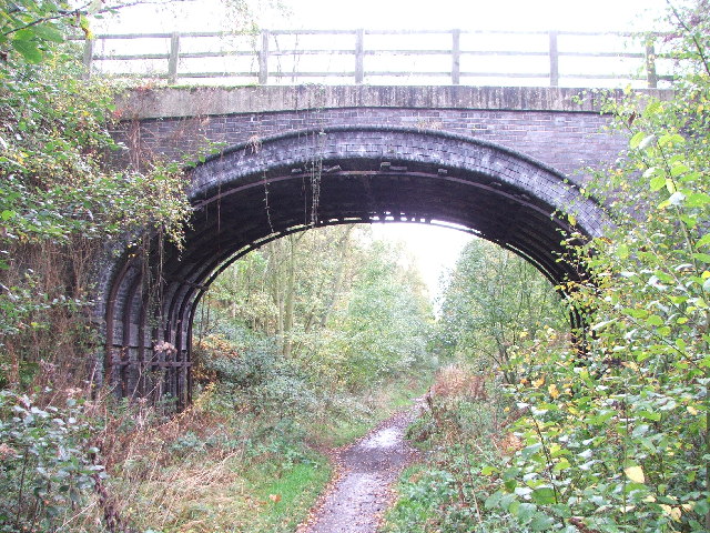 Bridge over dismantled railway.