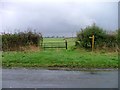 Public Footpath at Lucy Cross