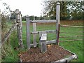 TQ6835 : A stile on the grounds of Scotney Castle by Hywel Williams