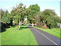 Cyclepath along old railway line