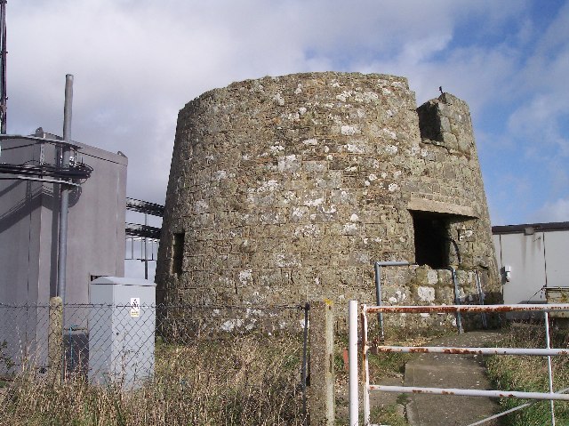 Base of Old Lighthouse on St Catherine's Hill