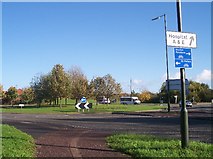 SO8652 : Southern Relief Road Roundabout by Bob Embleton