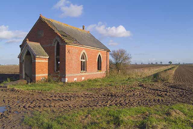 Old chapel off Red Cow Drove