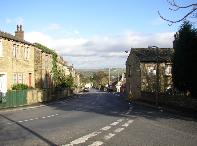 Top end of Tofts Grove, Rastrick