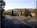 Crossroads of Meltham Road with Stubbin Road and Carrs Road