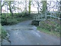 Ford and footbridge over the Marlais near Derwydd