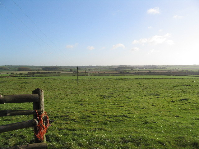 View from the end of Racecourse Lane, Burton Lazars
