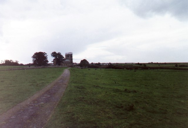 The field path to St. Michael's Church, Cockerham