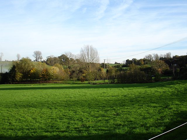 Looking west from Caring Lane