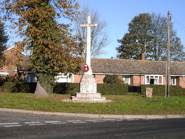War Memorial at Bentley Suffolk