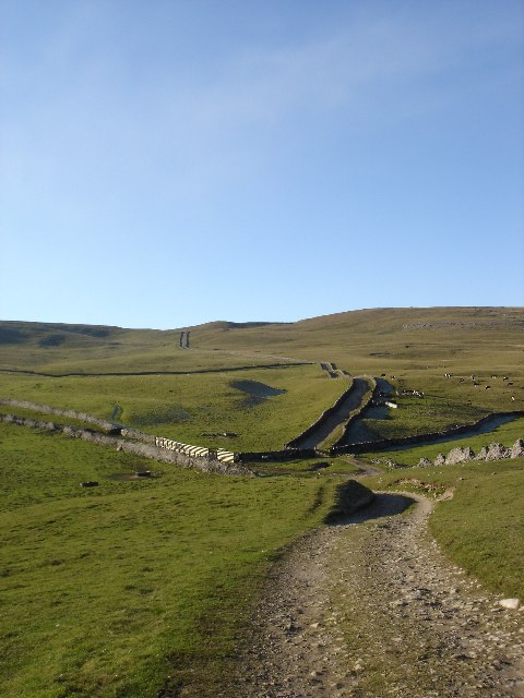 Mastiles Lane marches up over Kilnsey Moor