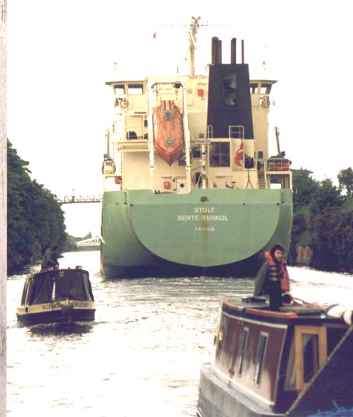 Ship Canal Centenary Fleet at Knutsford Road, 1994