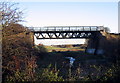 Old railway bridge over the River Don near Brockley Whins