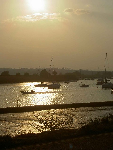 Exeter Canal at sunset