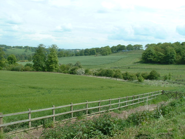 View across farmland from Longside