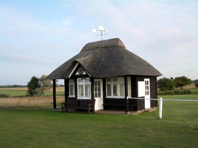 Starters hut at 1st hole on Royal St George's Golf Club