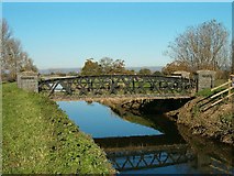 ST4839 : Disused Railway Bridge and River Brue by Patrick Mackie