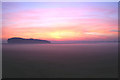 SD3313 : Sunset over a misty Halsall Moss by David Long