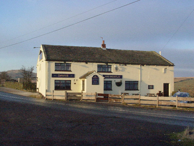 The Deerplay Inn, Deerplay Moor © Malcolm Street :: Geograph Britain ...