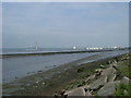 Mouth of River Carron with part of Grangemouth petrochemical complex