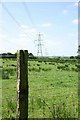 Pylons crossing Narracott Lane SW of South Molton