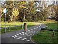 TQ1962 : Public Footpath in Clarendon Park by peter lloyd