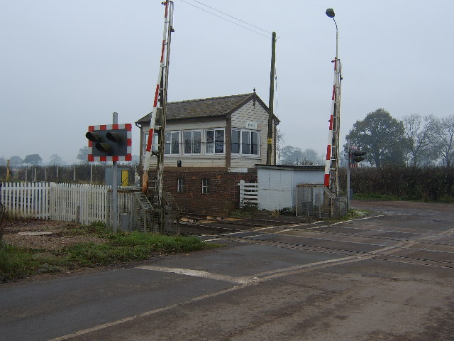 Prees Signal Box and Railway Crossing © Mike Farmer :: Geograph Britain ...