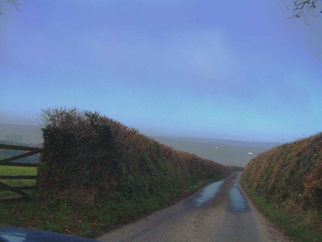 Hill north of Rose Ash - looking North towards Exmoor