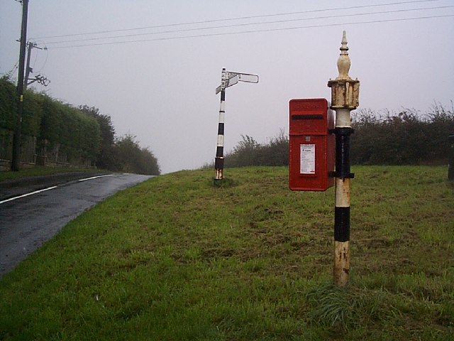 Signposts at Newton Firs crossroads