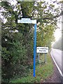 Signpost along Basin Road, Heybridge.