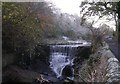 Waterfall on Pendle Water at Roughlee