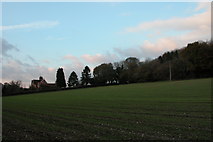 SU7313 : Looking towards Wick farm, near Finchdean. by Martyn Pattison