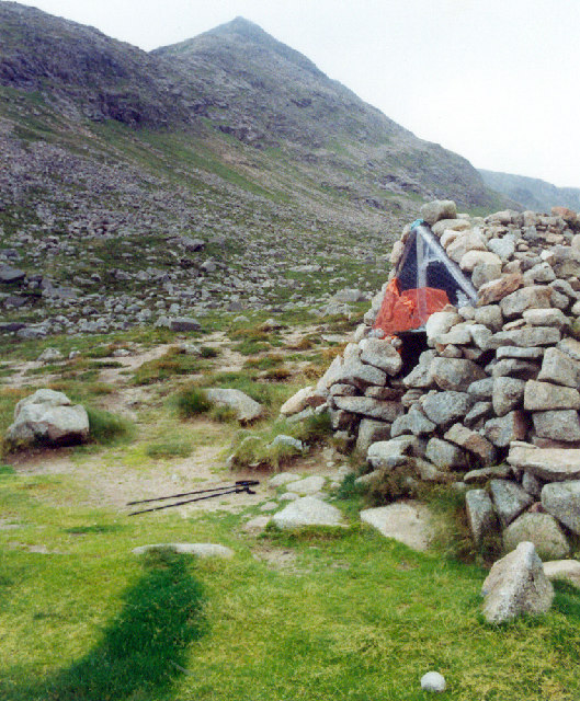Shelter in An Garbh Coire Cairngorms