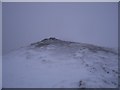 SH7162 : Summit Cairn, Pen Llithrig-y-Wrach, 2,621 feet (799m) by David Crocker